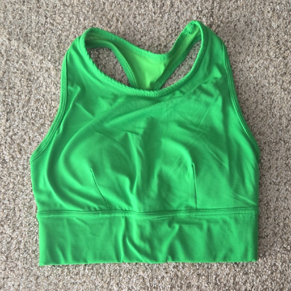 Vibrant Green Sports Illustrated Bra